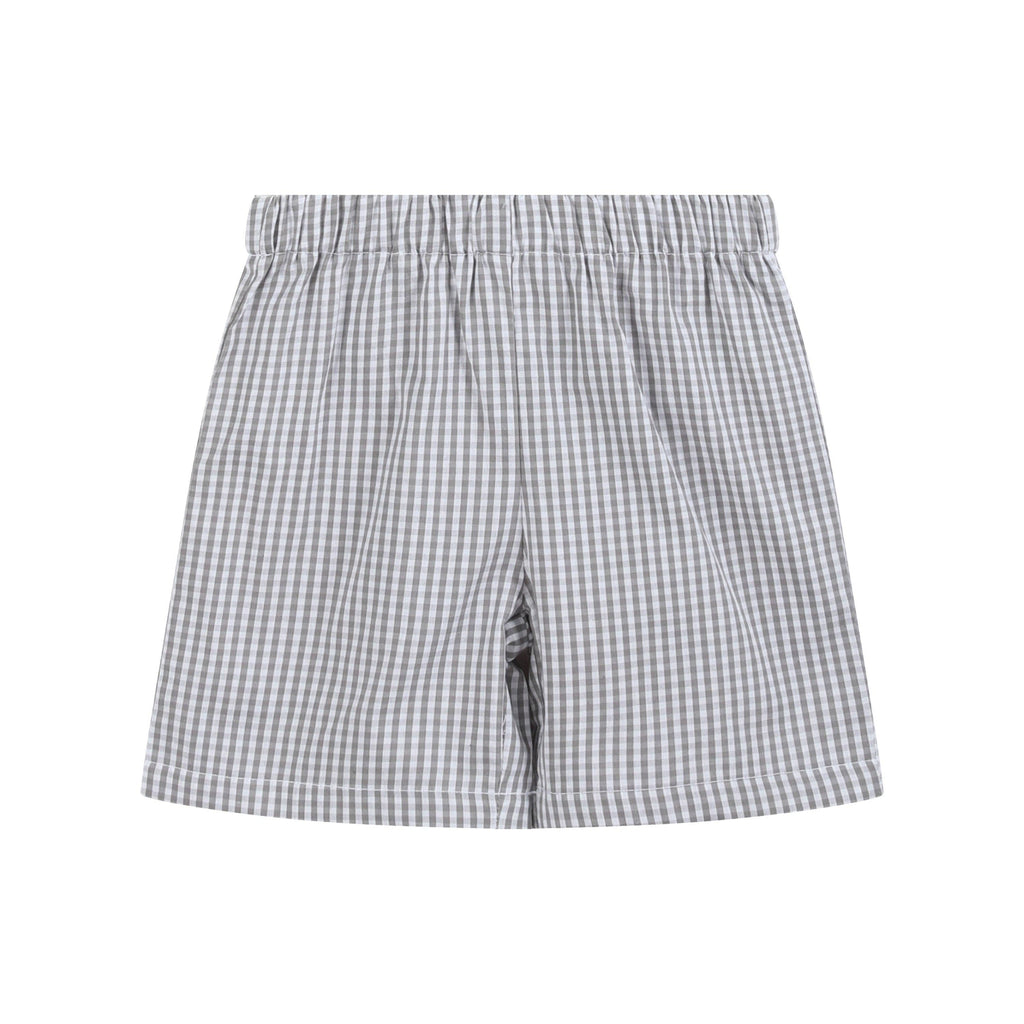 Light Gray Mallard Smocked Shirt and Shorts
