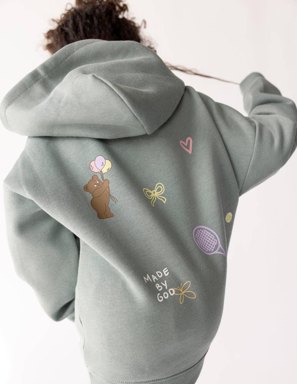 God Made Me Kids Hoodie