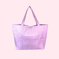 Wipeable Pink Bungalow Big Mama Tote