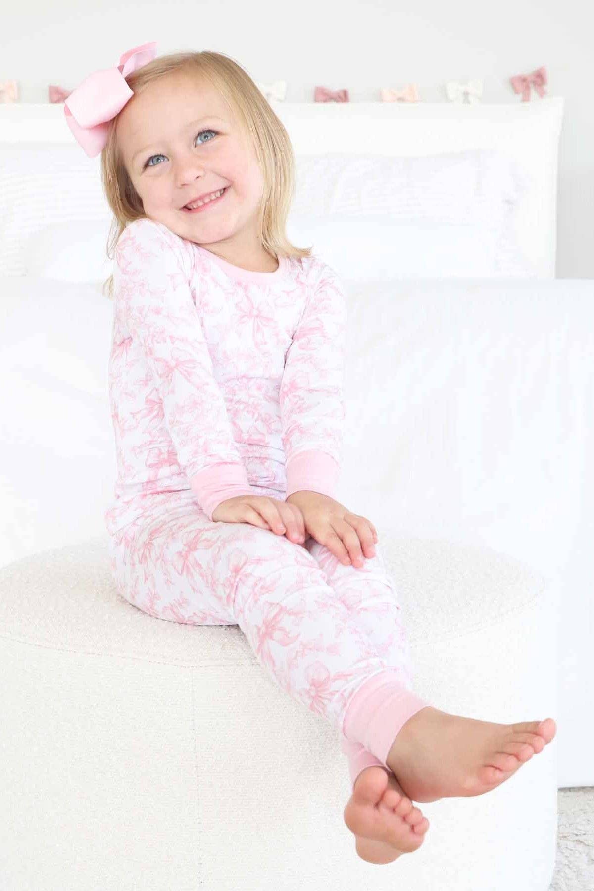 Fancy Frills Two Piece Pajama Set