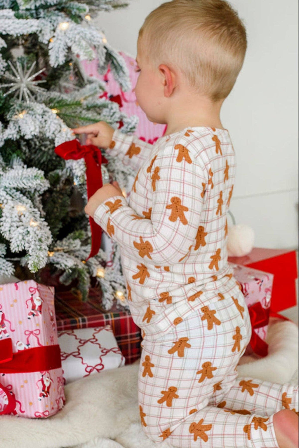Bamboo Waffle Two-Piece Pajama Set | Gingersnap