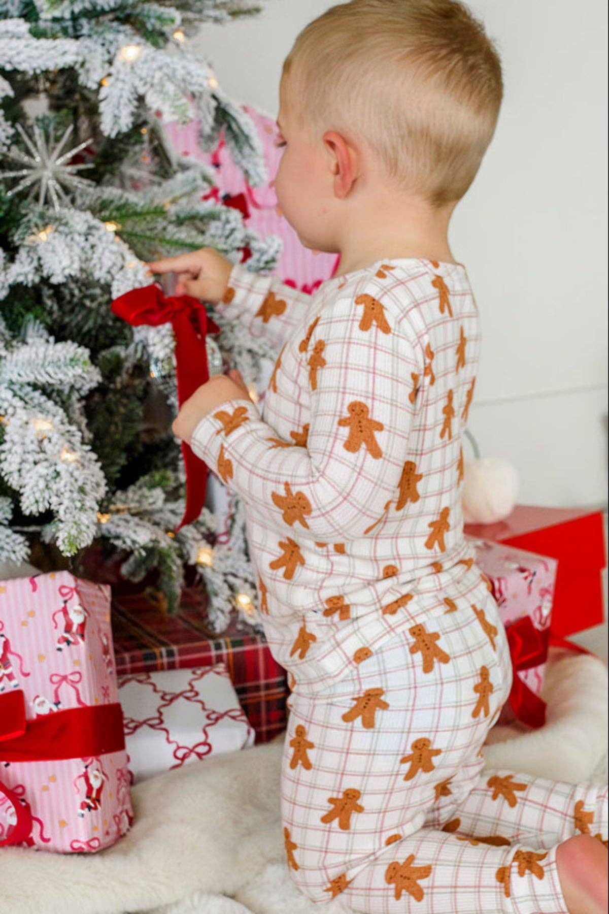 Bamboo Waffle Two-Piece Pajama Set | Gingersnap