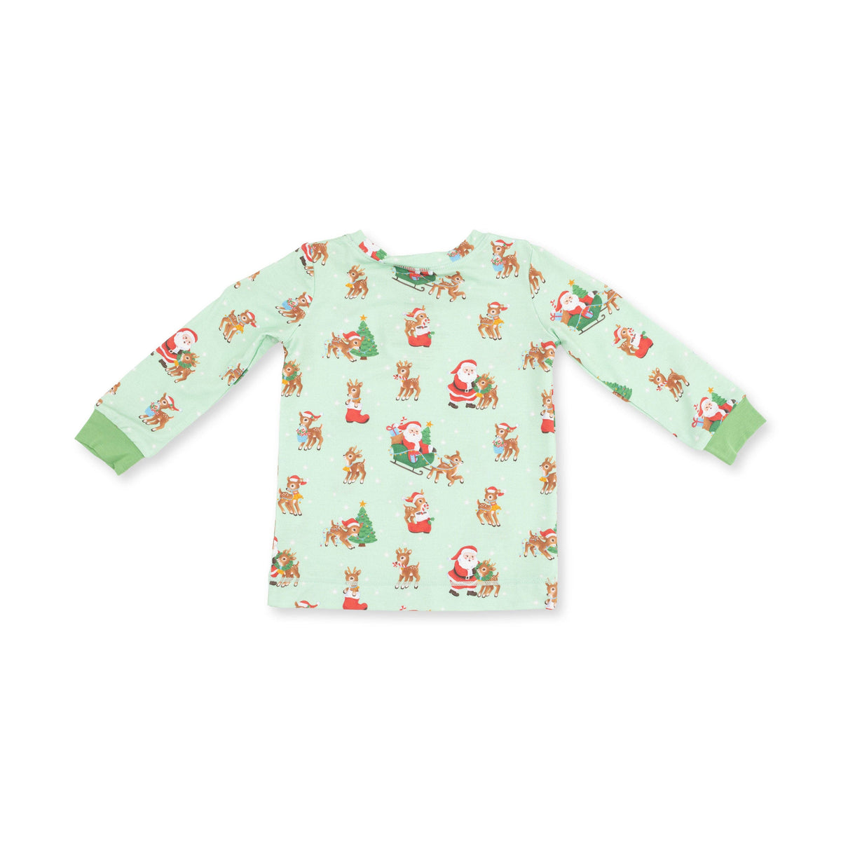 Vintage Reindeer & Santa Uni - Long Sleeve Loungewear Set
