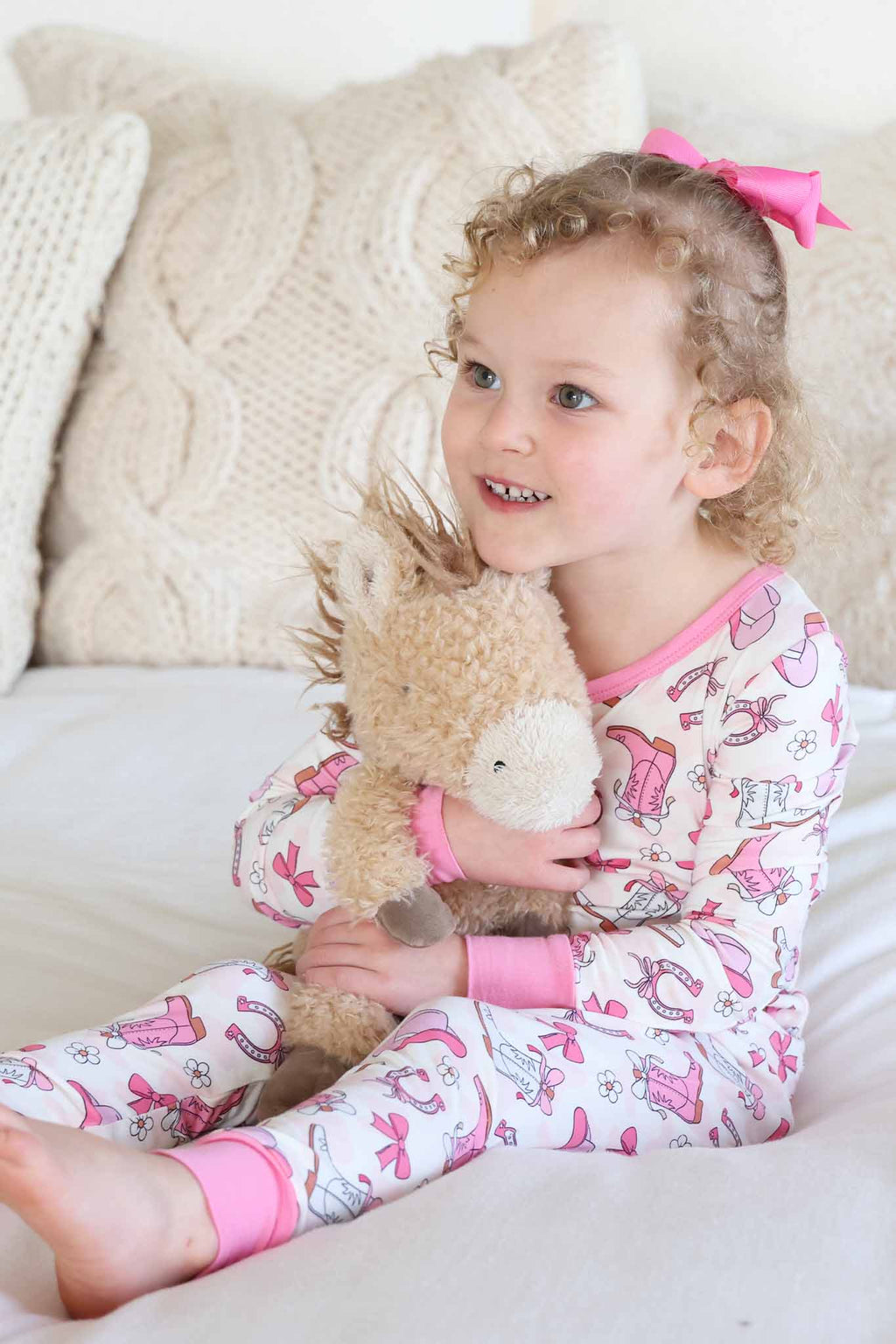 Two-Piece Pajama Set | Rodeo Dreams Pink