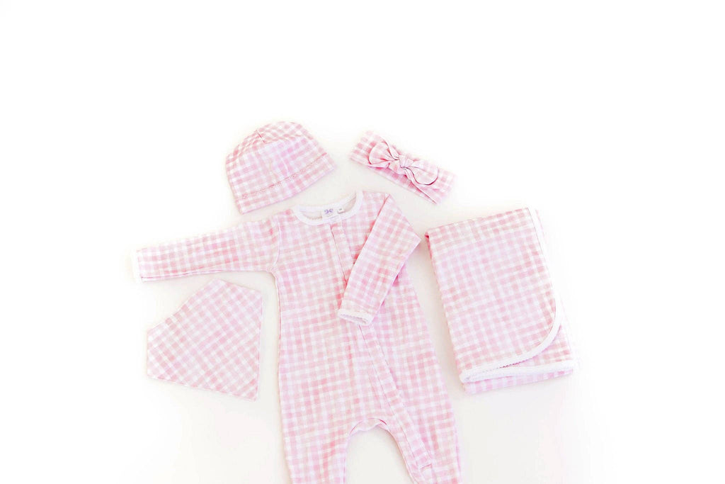 Pink Gingham Blanket