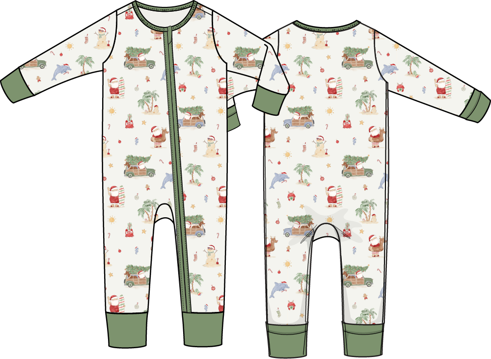 Beach Christmas - Convertible Romper