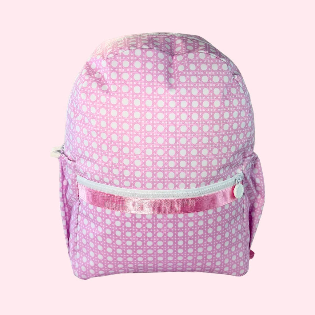 Pink Bungalow ~WIPEABLE~ Medium Backpack w/ Pockets