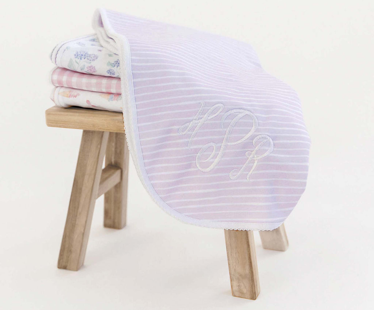 Lilac Stripe Blanket