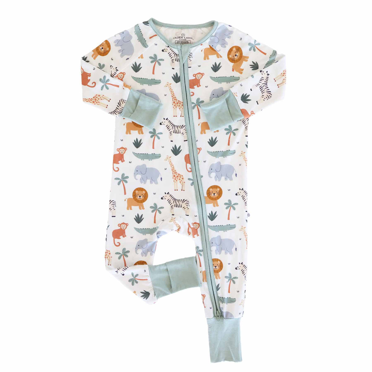 Safari Snuggles Convertible Zip Romper