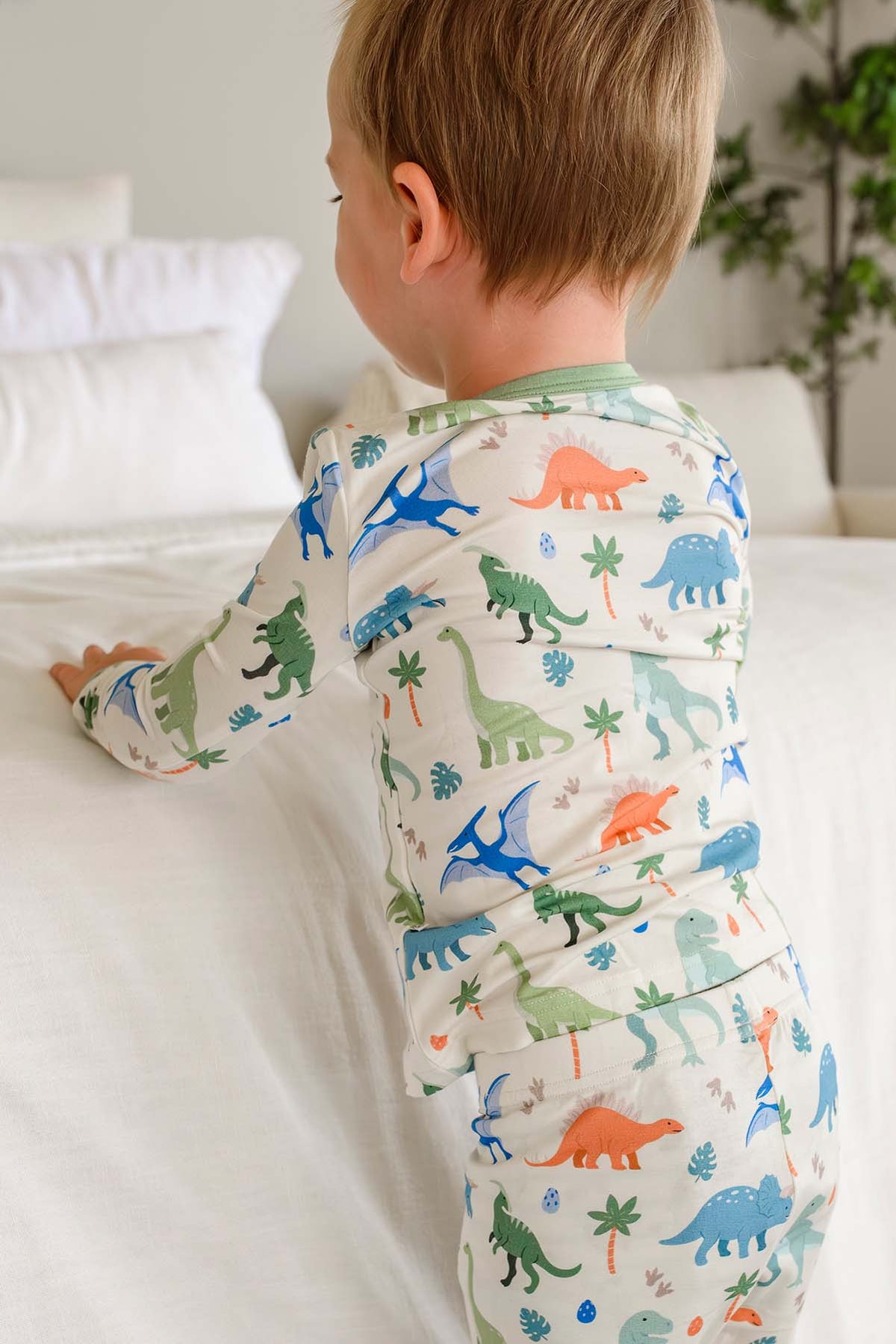 Two-Piece Bamboo Pajama Set | Little Fossil