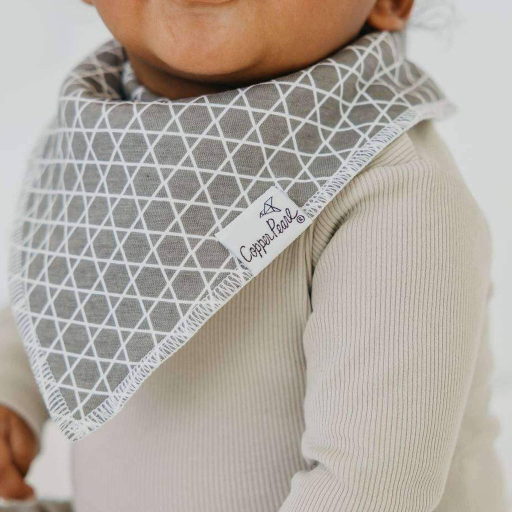 4 Pack Baby Bandana Bibs - Bogey