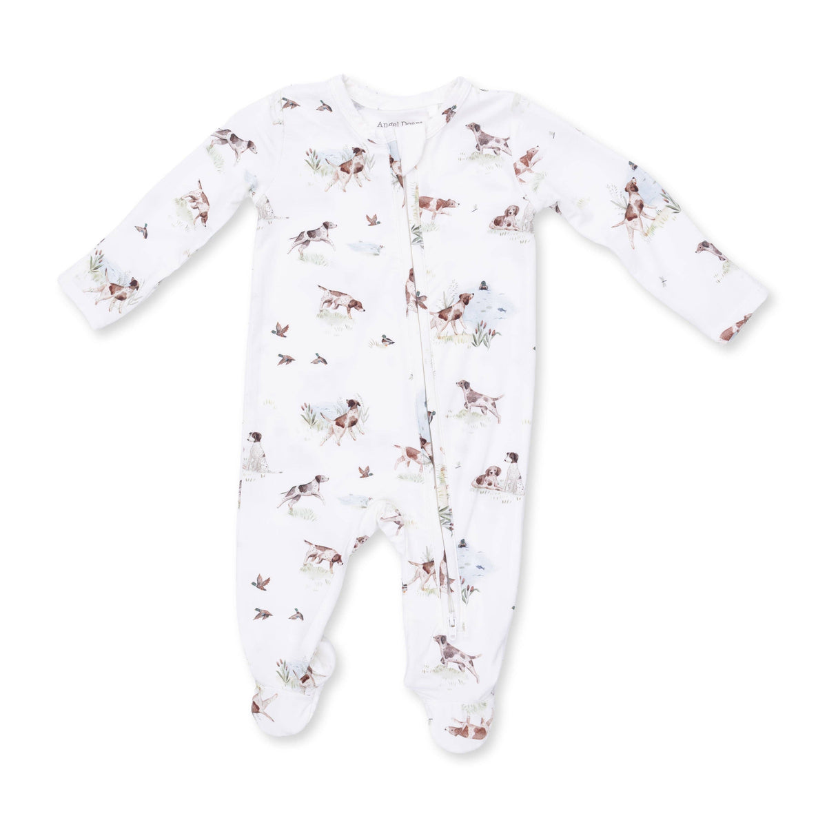 Pointer Pups and Duck Buddies - 2 Way Zipper Footie