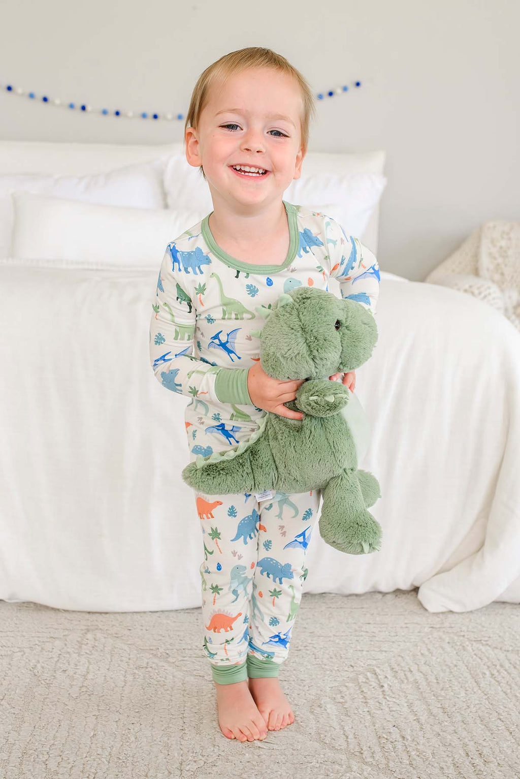 Two-Piece Bamboo Pajama Set | Little Fossil