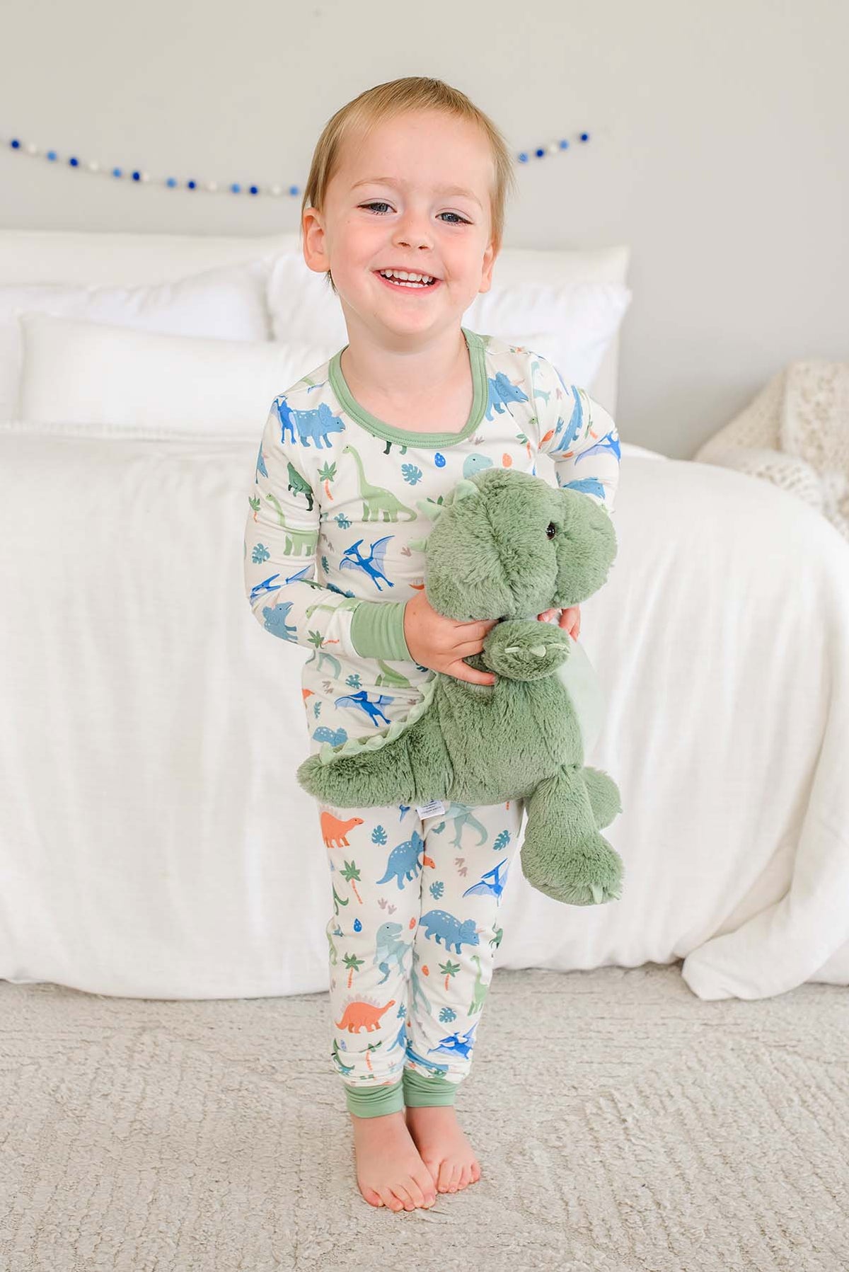 Two-Piece Bamboo Pajama Set | Little Fossil