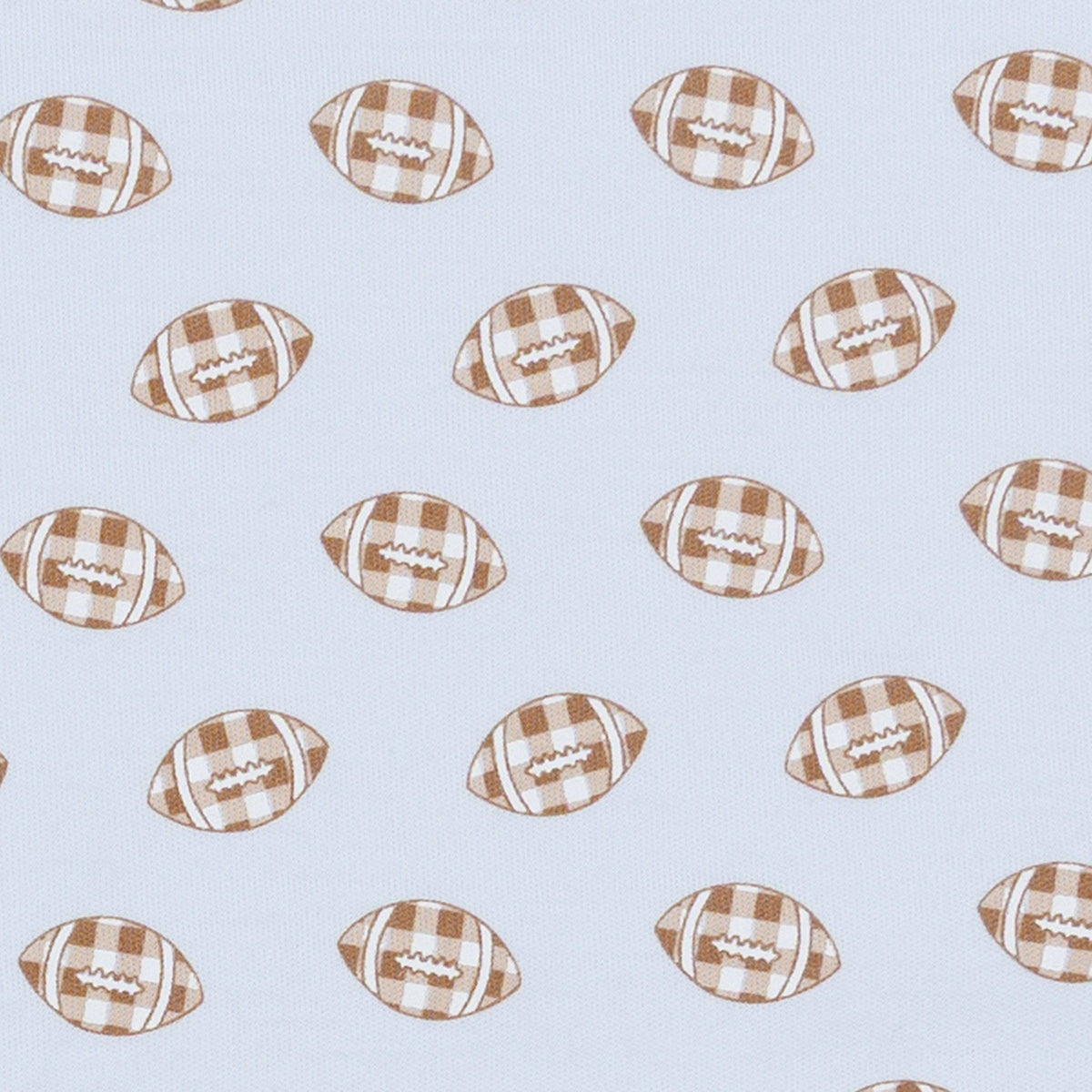 Tiny Tailgater Print Bubble - Light Blue
