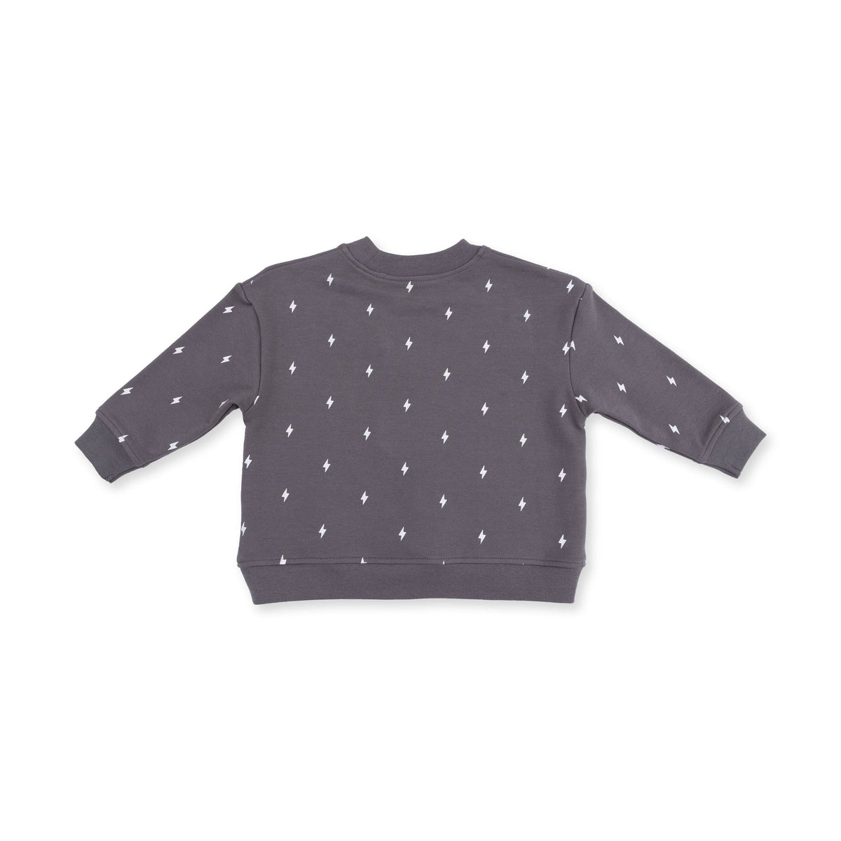 Lightning Bolt French Terry - Drop Sleeve Sweatshirt