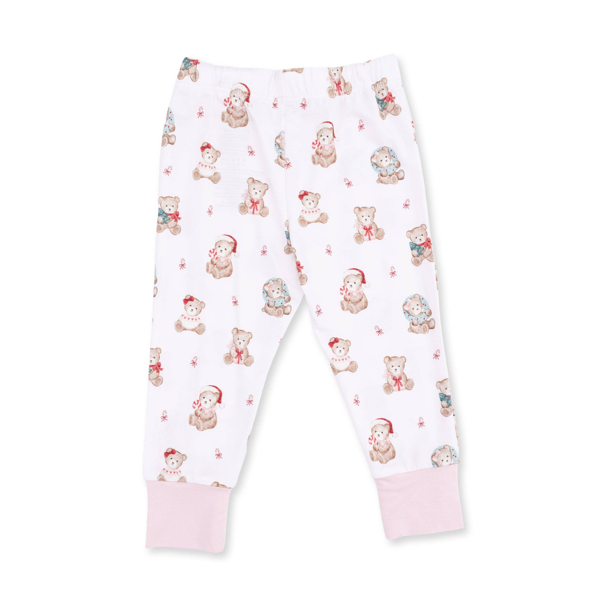 Christmas Teddy Bears Pink - Long Sleeve Loungewear Set