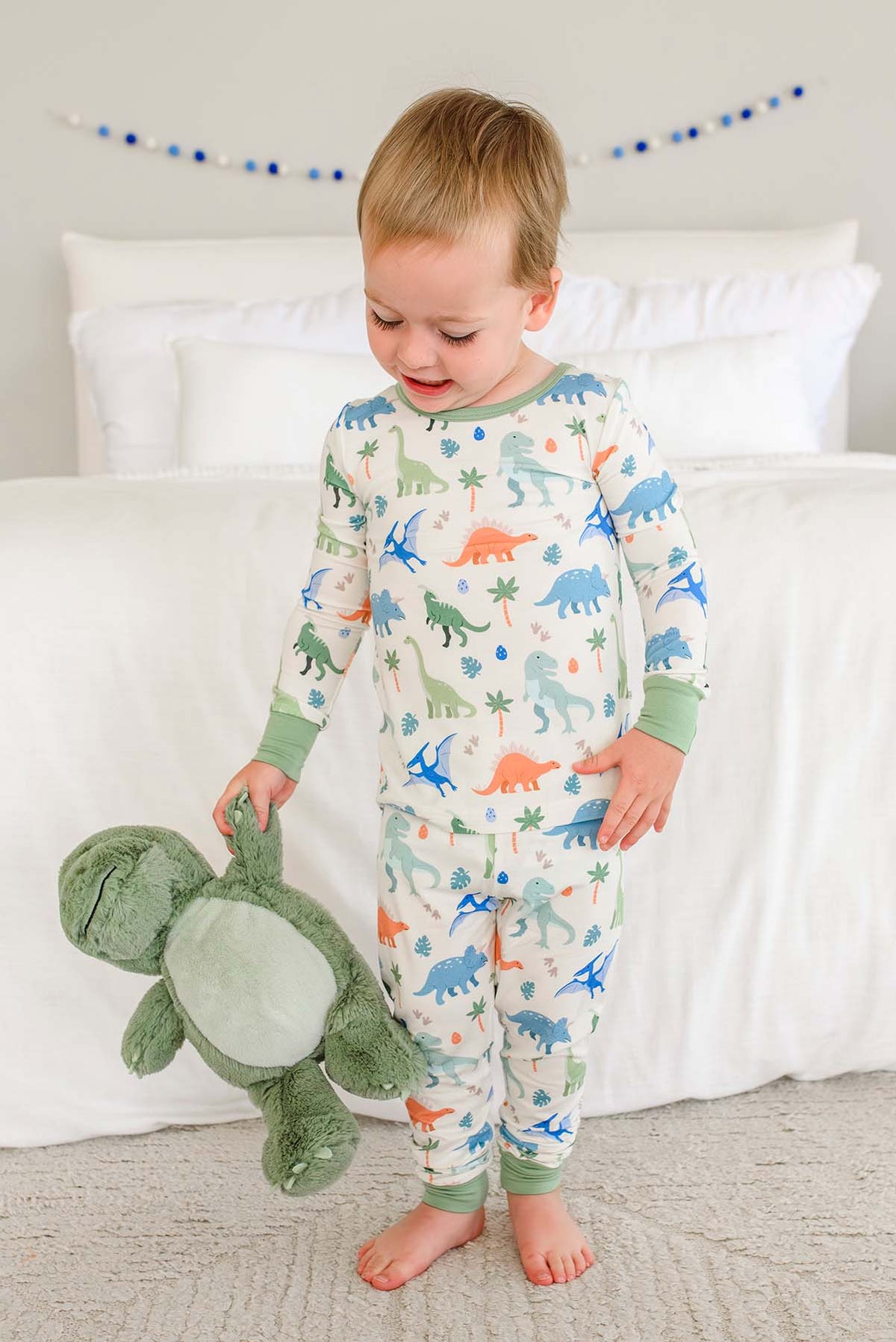 Two-Piece Bamboo Pajama Set | Little Fossil