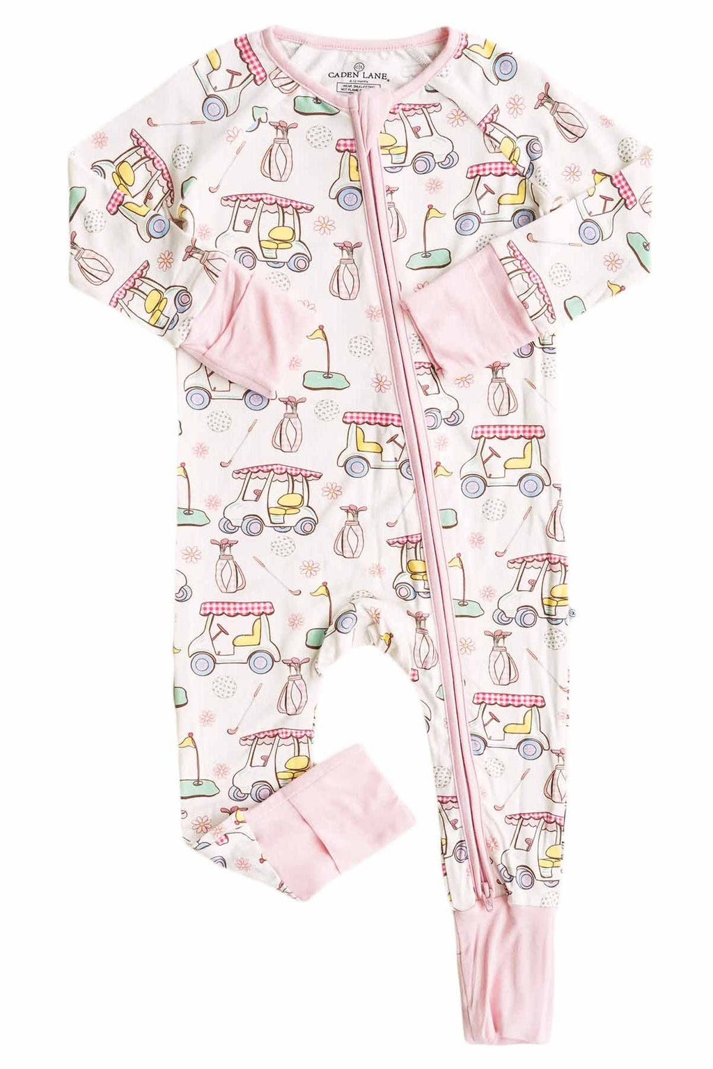 Country Club Cuties Convertible Zip Romper | Pink