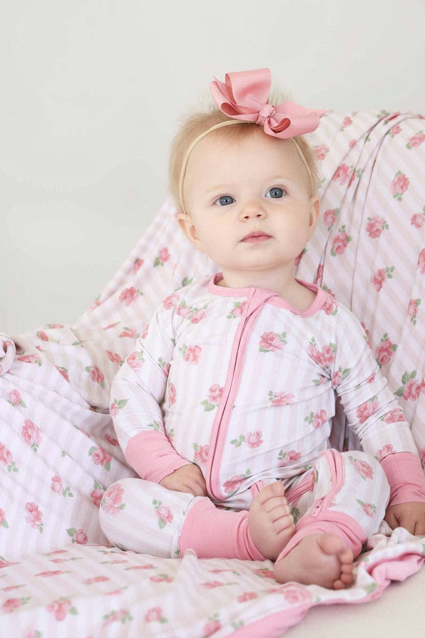 Rosy & Cozy Convertible Zip Romper