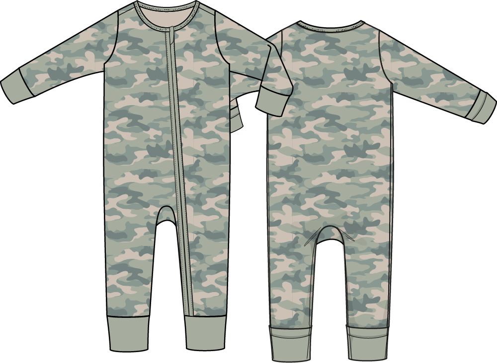 Camo - Convertible Romper