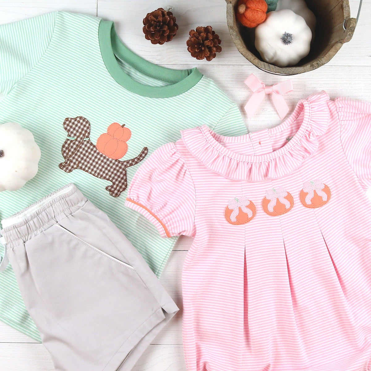 Pumpkin Bow Bubble