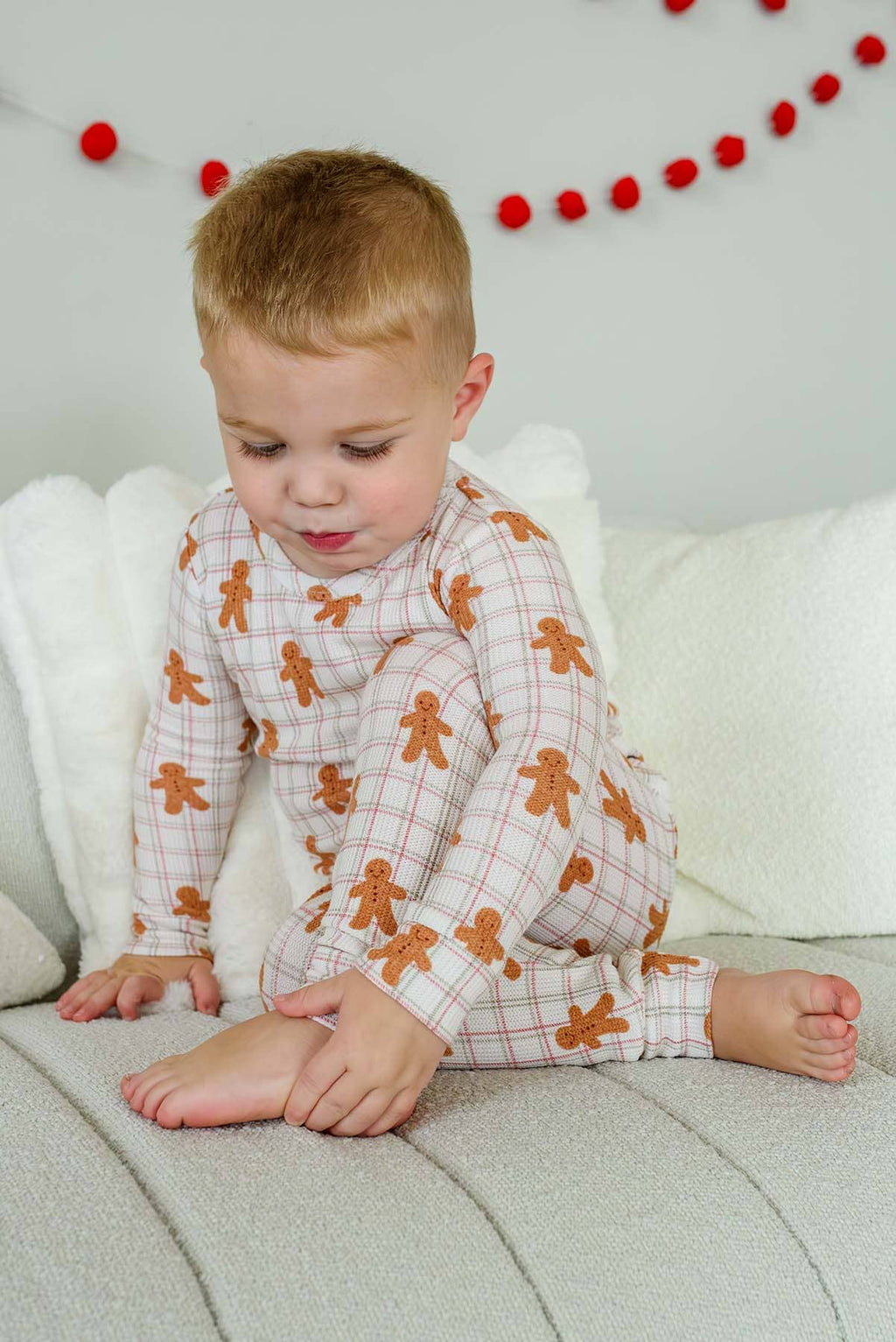 Bamboo Waffle Two-Piece Pajama Set | Gingersnap