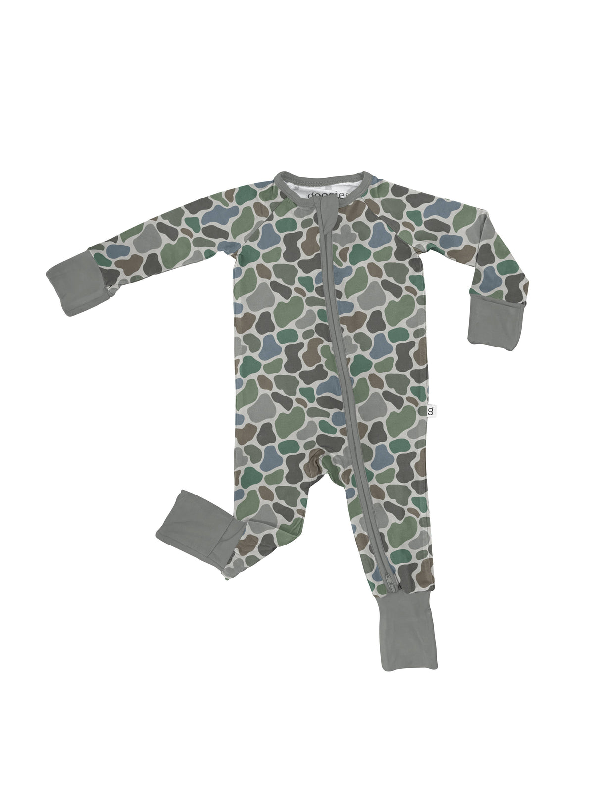Pebble Camo - Convertible Zip Pjs