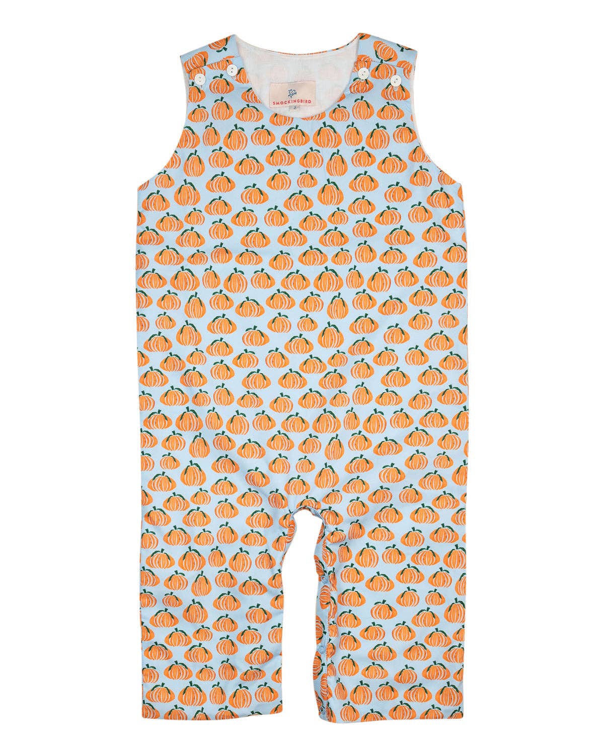 Pumpkin Spice Print Blue Longall