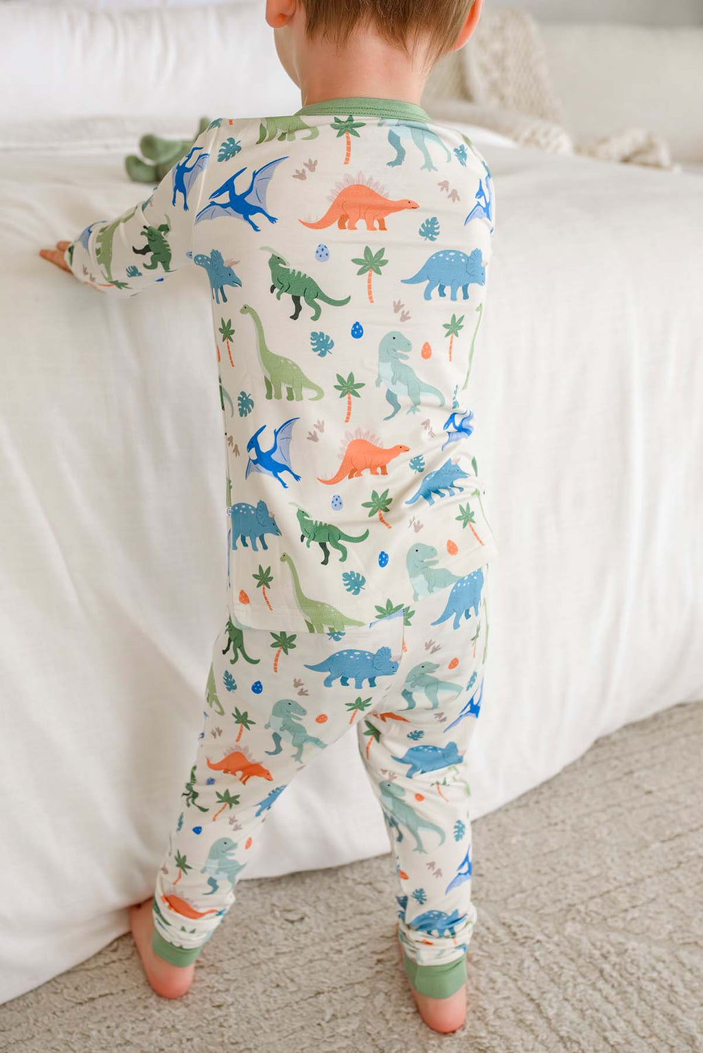 Two-Piece Bamboo Pajama Set | Little Fossil