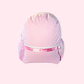 Pink Preppy Stripe Medium Backpack w/ Pockets
