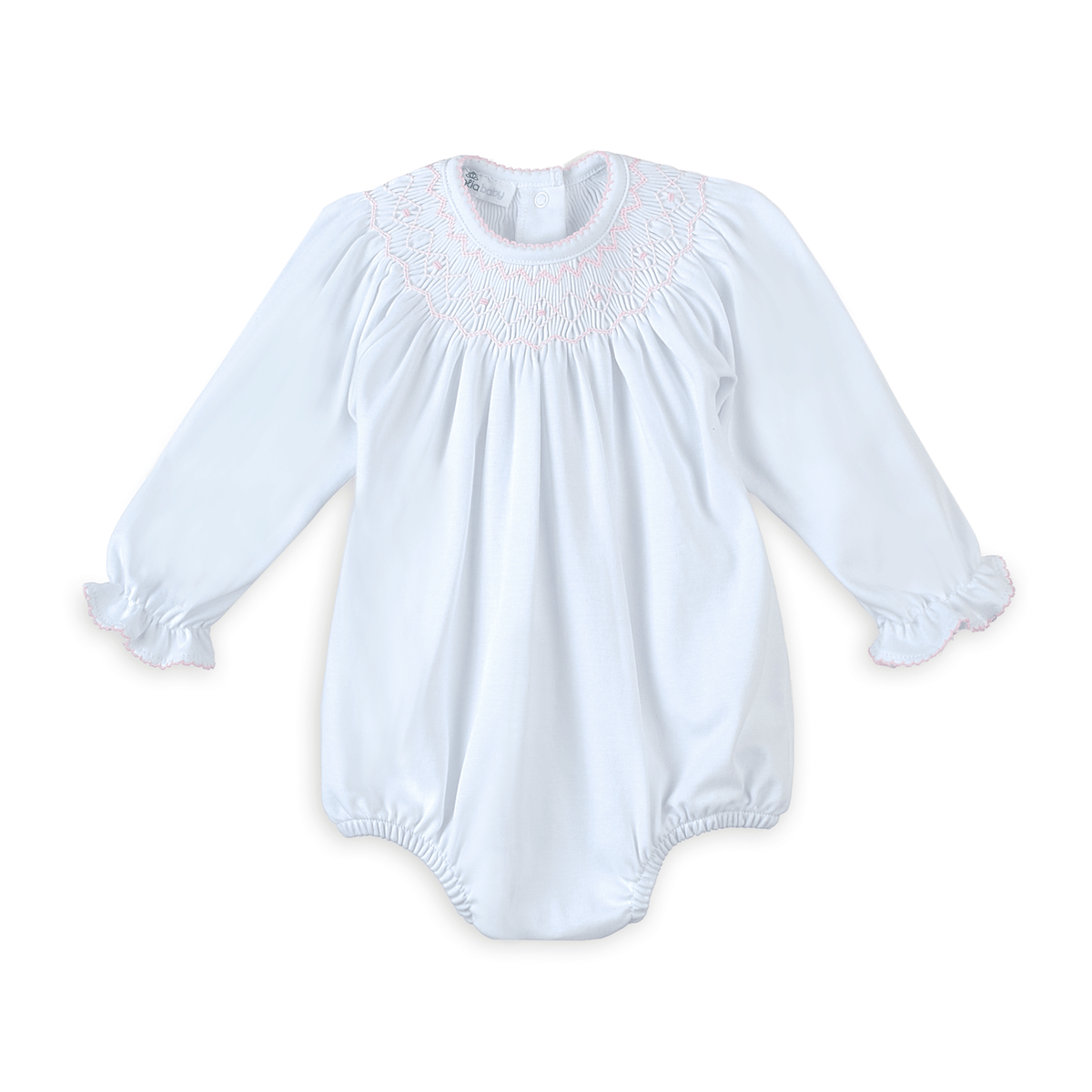 Lizzie's Classics Bishop Long Sleeve Bubble - Pink