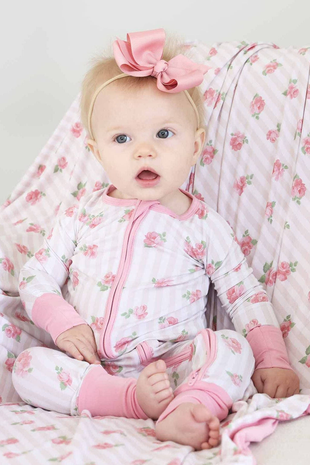 Rosy & Cozy Convertible Zip Romper