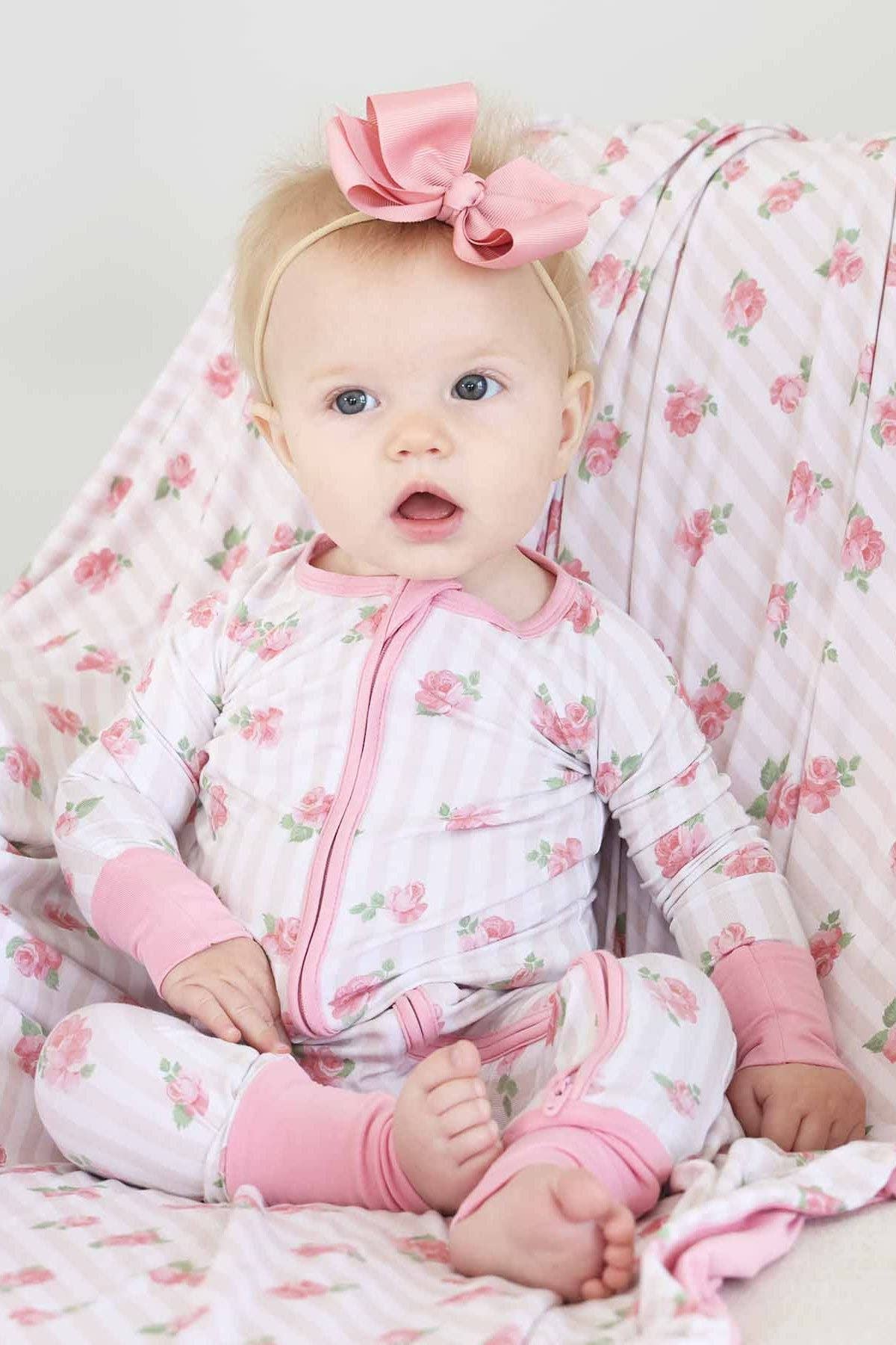 Rosy & Cozy Convertible Zip Romper