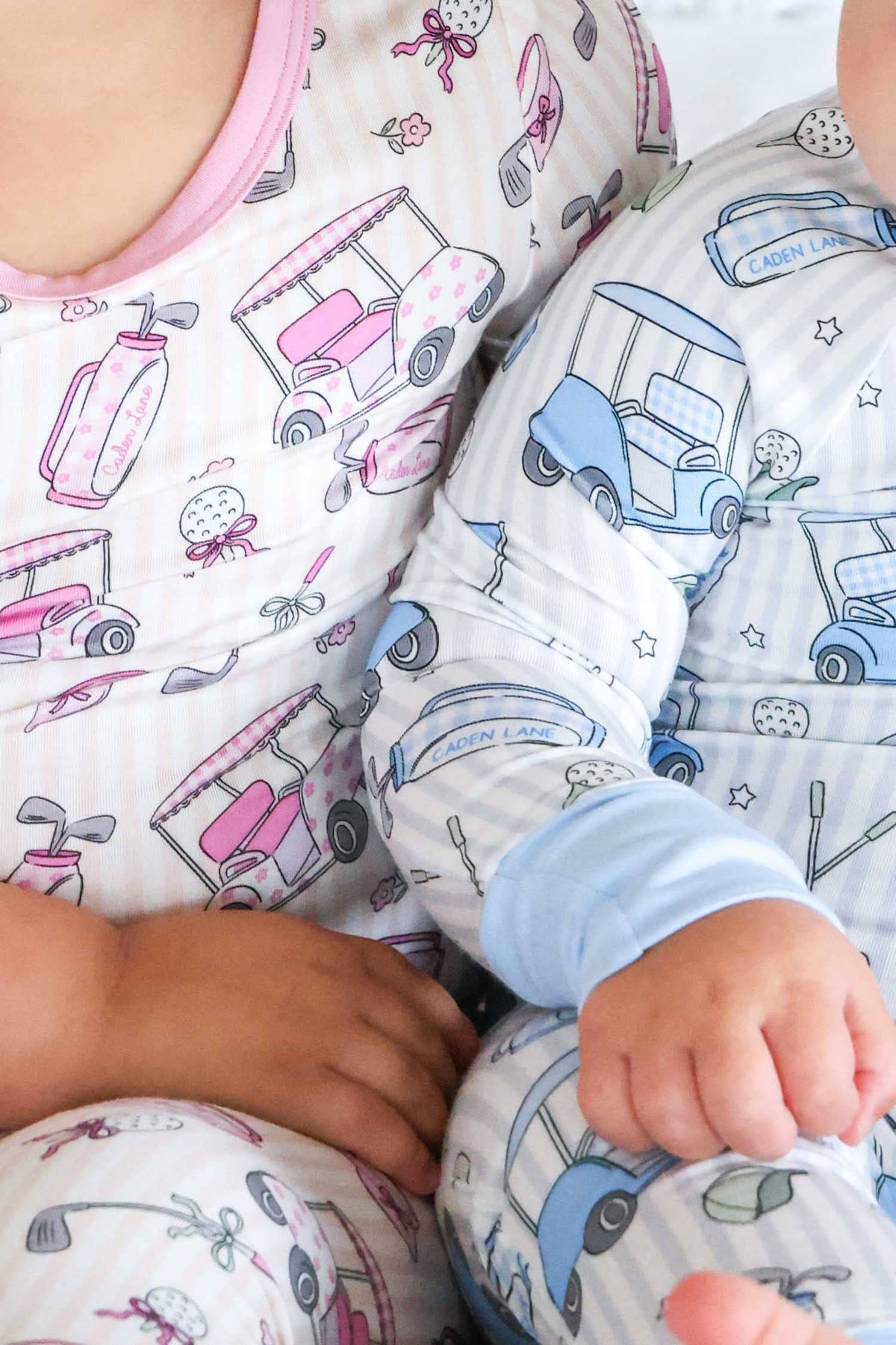 Two-Piece Bamboo Pajama Set | Caddie Crew Pink