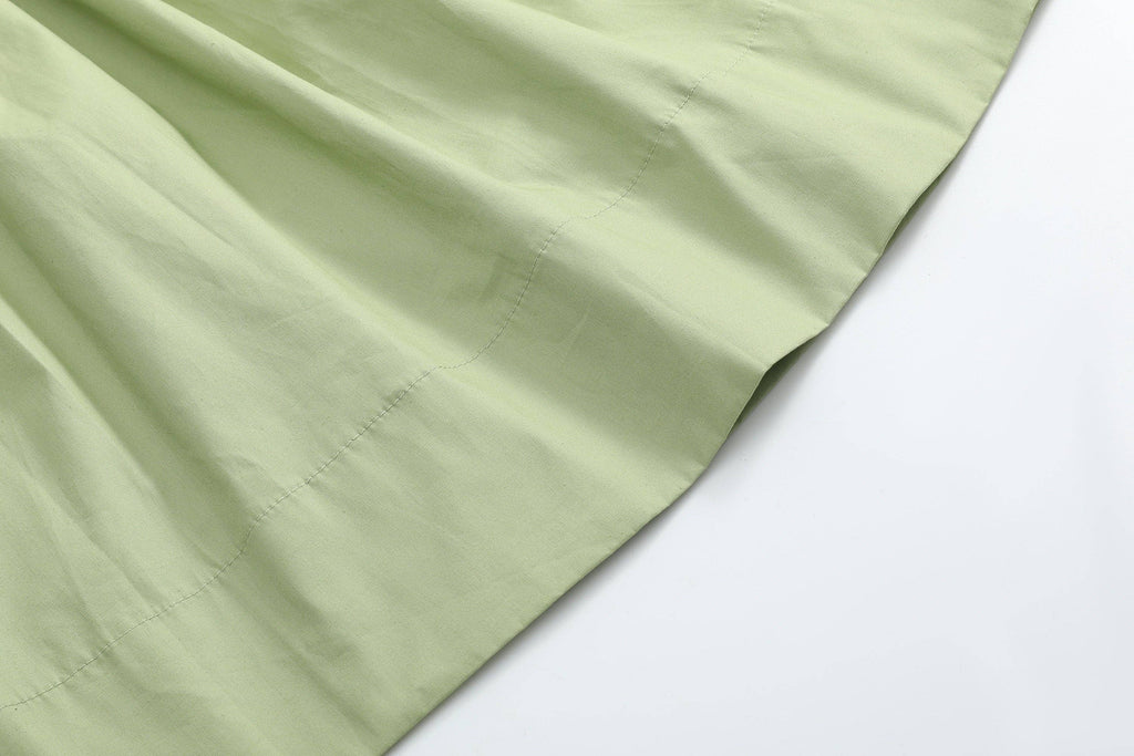 Pistachio Green Mallard Duck Smocked Bishop Dress