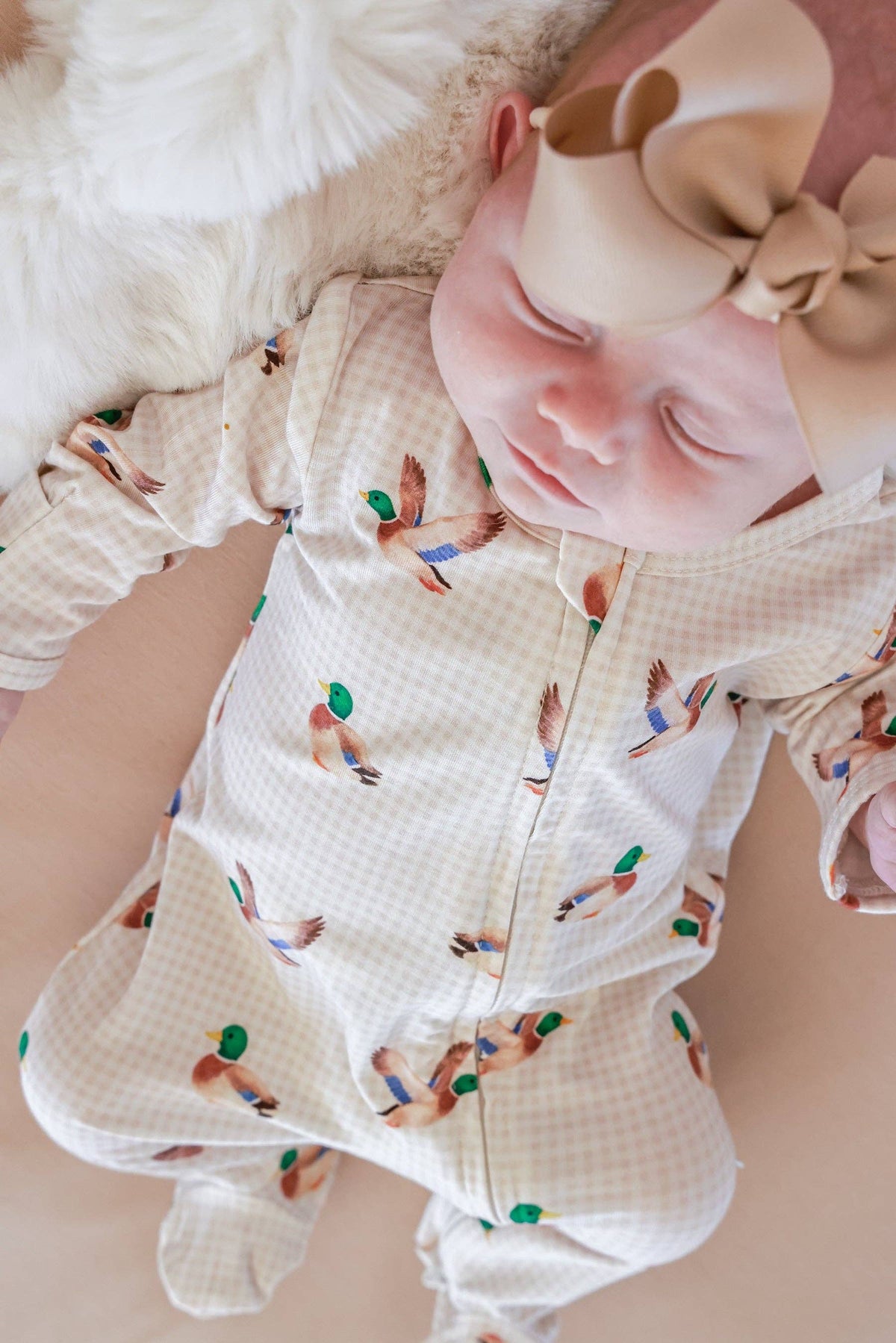 Bamboo Zipper Footie | Little Mallard