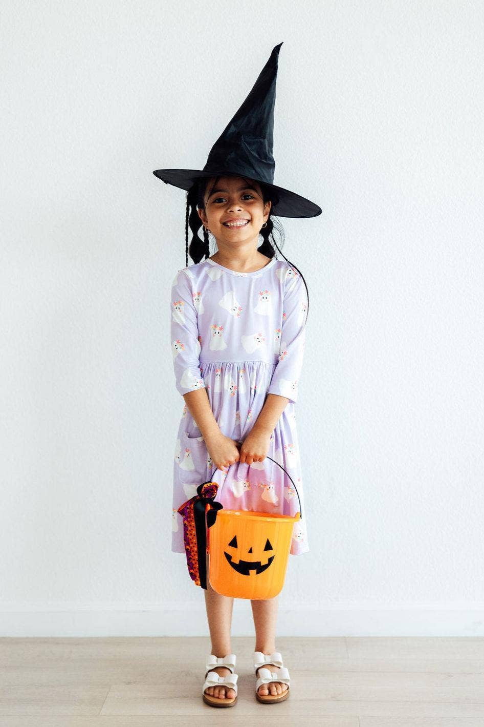 Feeling Fa-boo-lous 3/4 Sleeve Pocket Twirl Dress