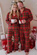 Adult Christmas Two-Piece Pajama Set | Plaid Tidings