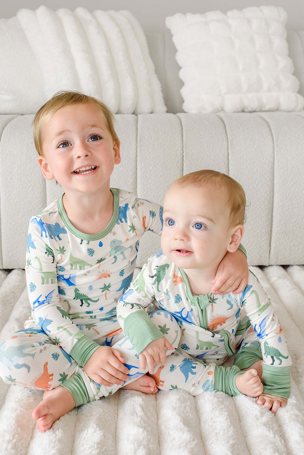 Two-Piece Bamboo Pajama Set | Little Fossil