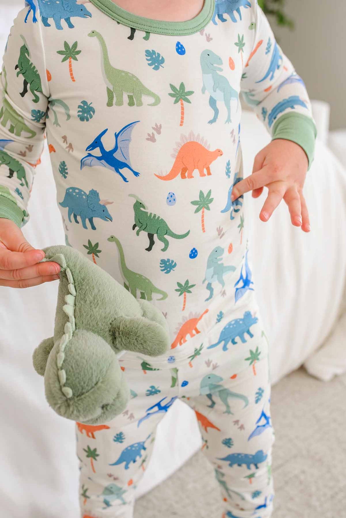 Two-Piece Bamboo Pajama Set | Little Fossil