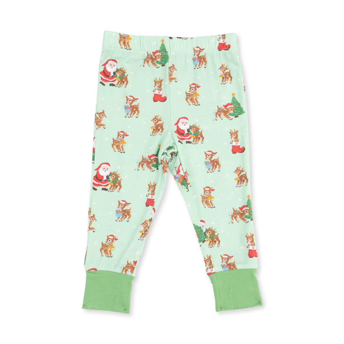 Vintage Reindeer & Santa Uni - Long Sleeve Loungewear Set