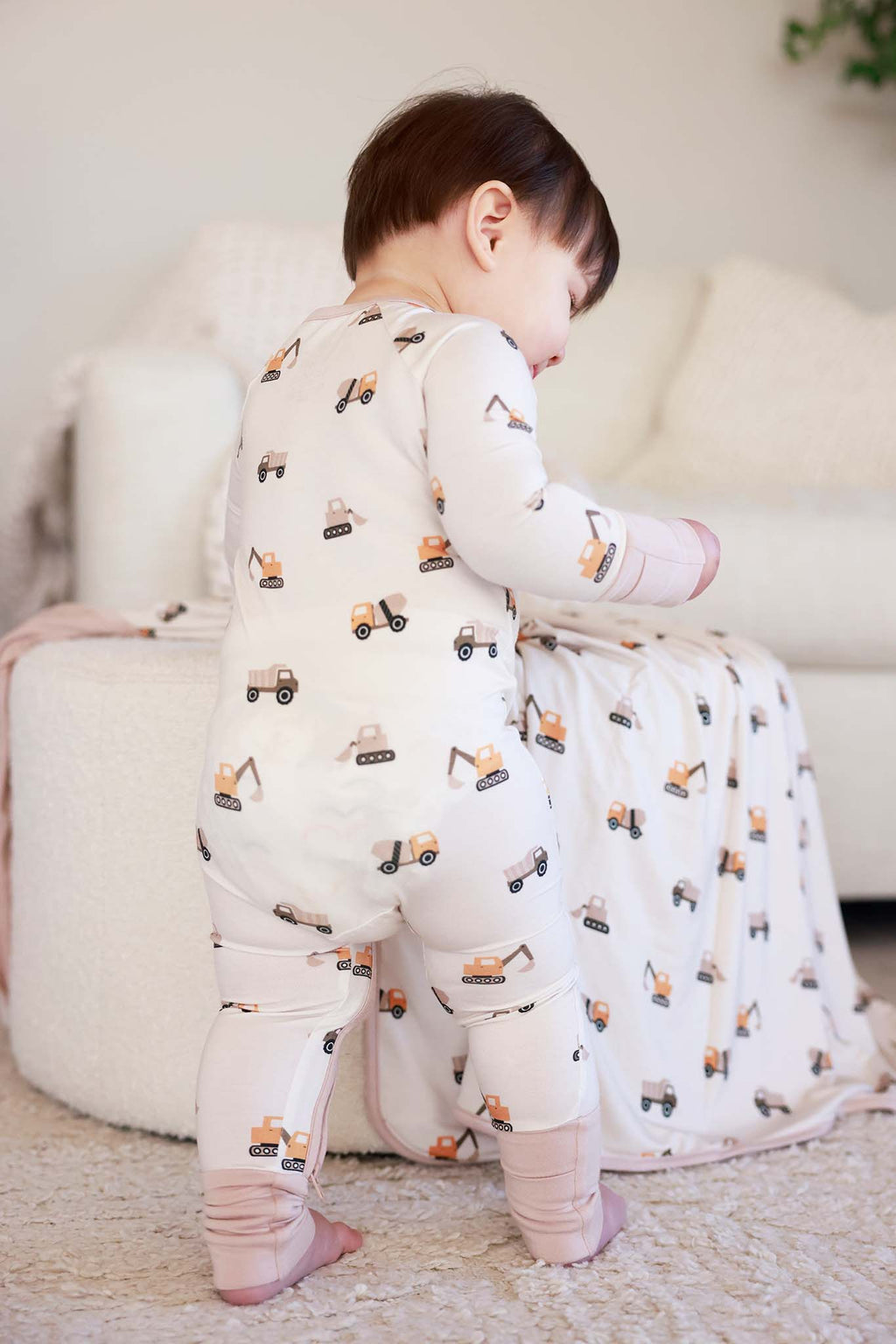 Convertible Zip Romper | Little Builder