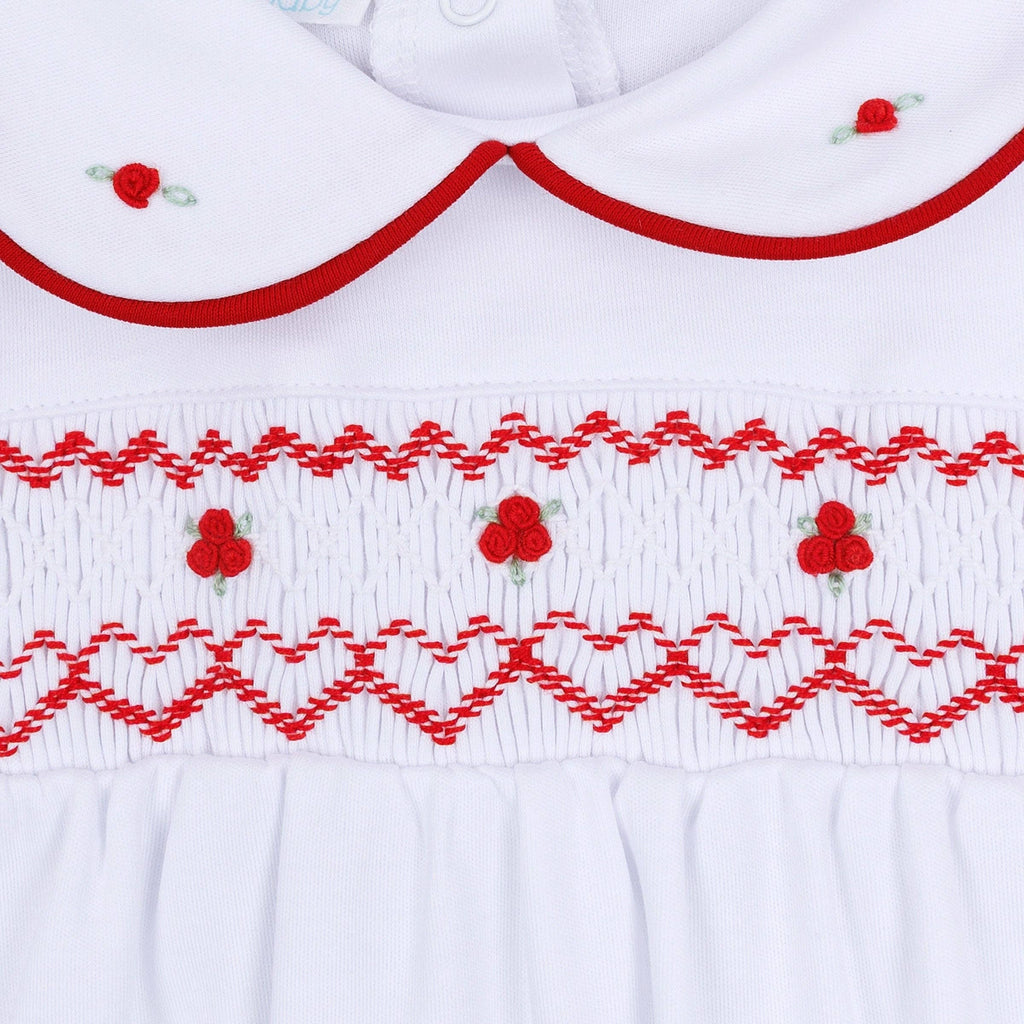 Holly Smocked Girl Long Sleeve Bubble