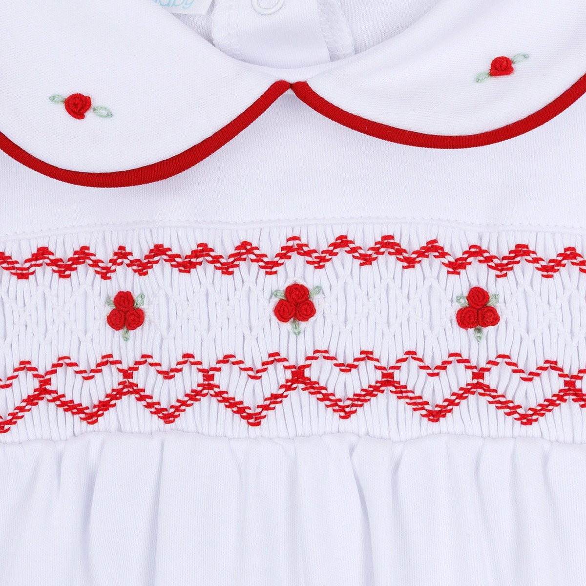 Holly Smocked Girl Long Sleeve Bubble