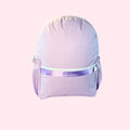 Wipeable Backpack- Lilac Preppy Stripe