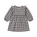 Celyn Flannel Ruffle Long Sleeve Dress - Swindon Plaid