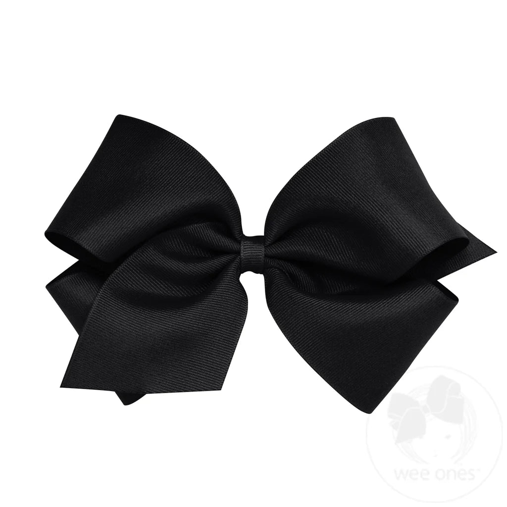 Wee Ones King Classic Grosgrain Bow