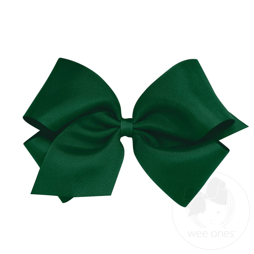 Wee Ones King Classic Grosgrain Bow