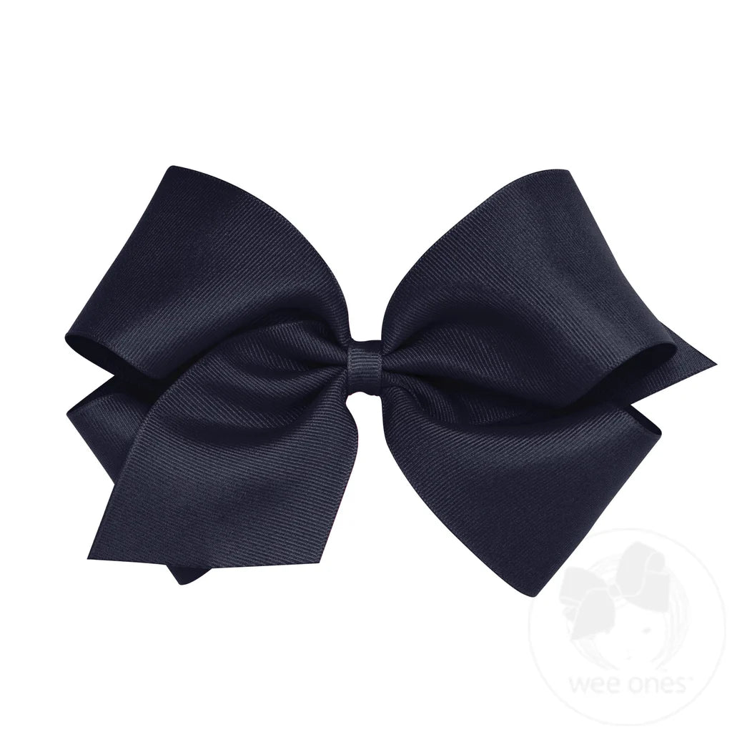 Wee Ones King Classic Grosgrain Bow